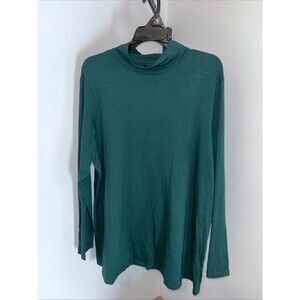 Avenue Your Tee Plus Size 22/24 Green L/S Lightweight Pullover NWT Chest 50"